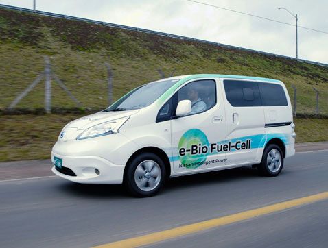Nissan presenta un vehículo eléctrico con pila de combustible de bio-etanol con más de 600 km de autonomía
