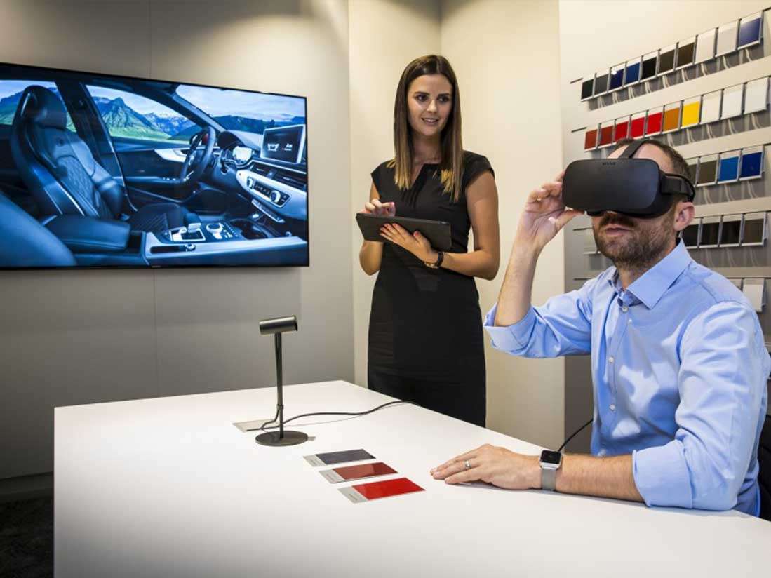 Audi utiliza la tecnología de Realidad Virtual en sus concesionarios