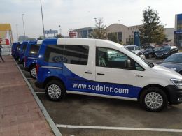 Huertas Motor entrega una flota de vehículos Volkswagen a la empresa Sodelor