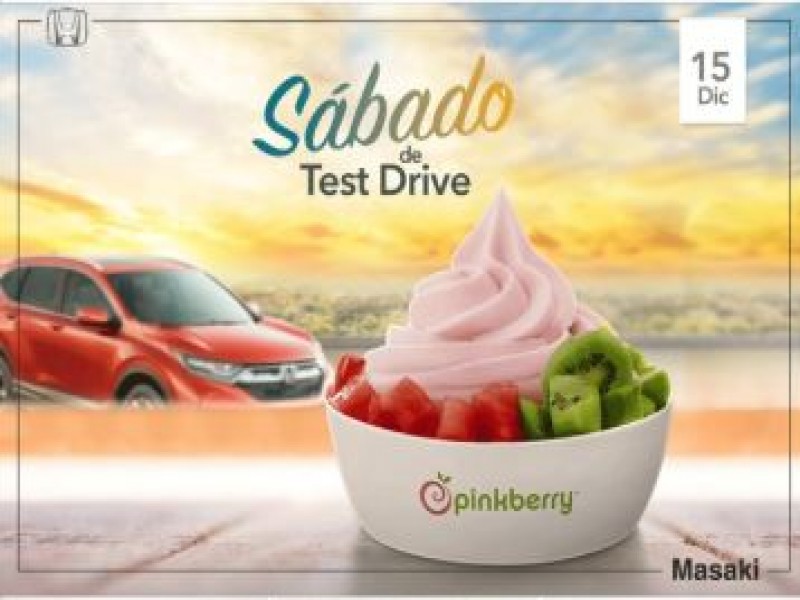 Sábado de Test Drive & Pinkberry Sábado de Test Drive & Pinkberry