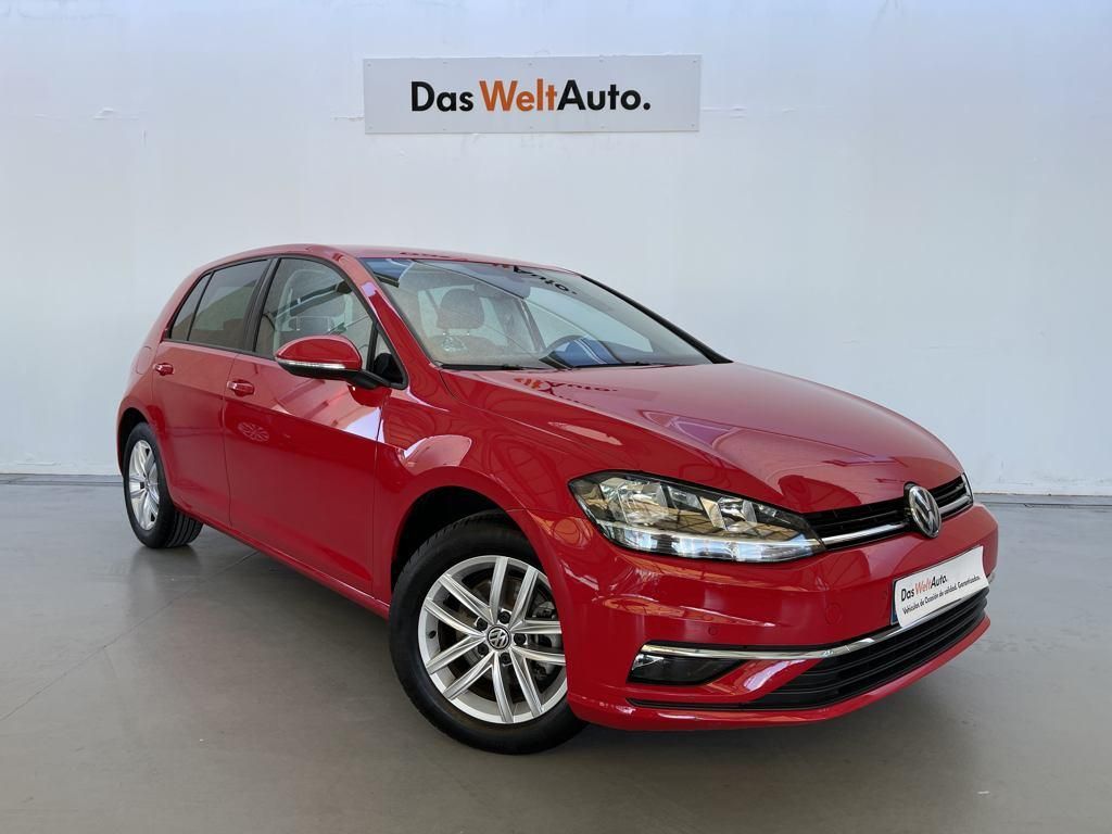 ▷ Volkswagen Golf Advance  TSI Evo 96 kW (130 CV) DSG 2019 100250 Rojo  Tornado Segunda Mano Madrid (6848)