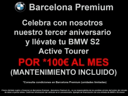 BMW Serie 2 Active Tourer de ocasión en Barcelona BMW Serie 2 Active Tourer segunda mano Barcelona